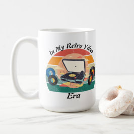 Café Taza de vinilo retro vintage