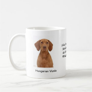 Café Taza de Vizsla del húngaro - con dos imágenes y 