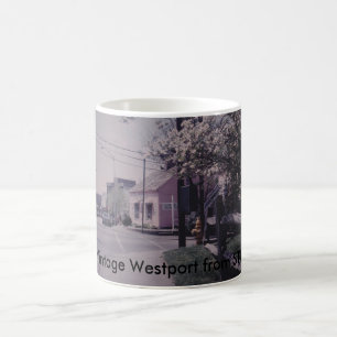 Café Taza de Westport del vintage - librería notable