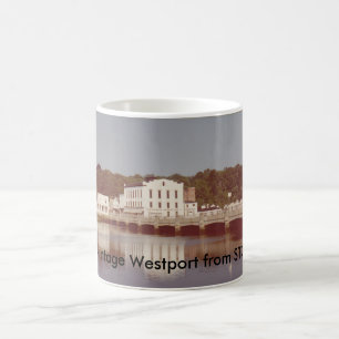 Café Taza de Westport del vintage - puente de