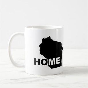 Café Taza de Wisconsin Hogar Lejos del Estado o Taza de