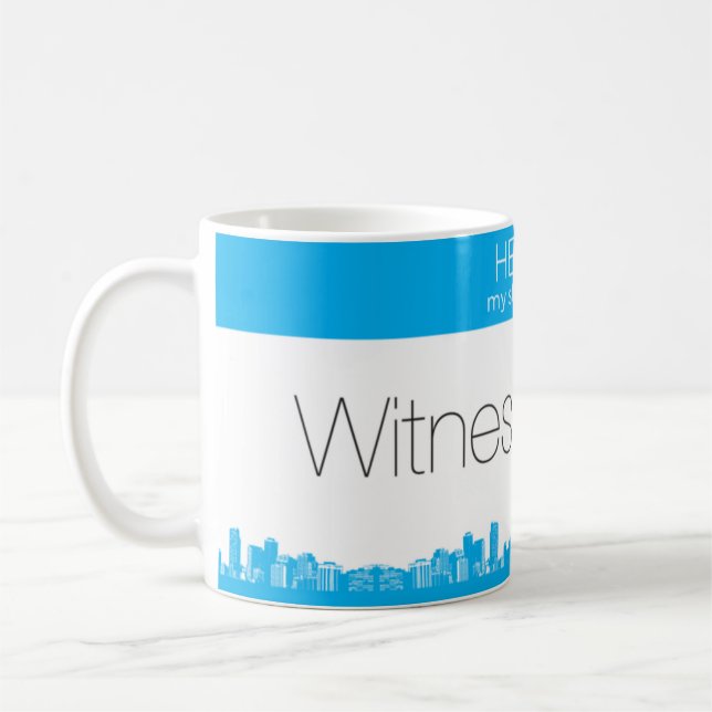 Café Taza de WitnessLA (Izquierda)