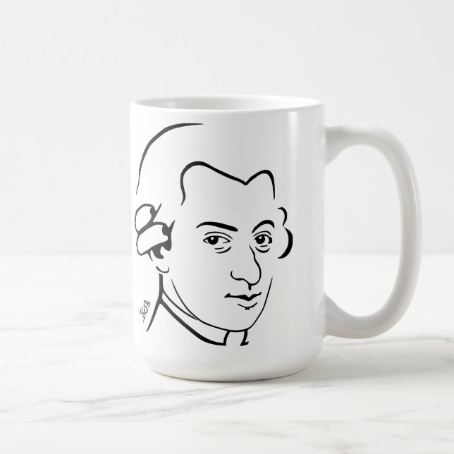 Café Taza de Wolfgang Amadeus Mozart (Derecha)