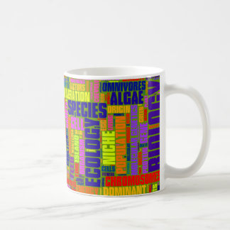 Café Taza de Wordle de la biología