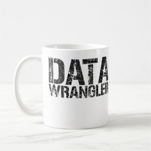 Café TAZA de WRANGLER de los DATOS - añada el nombre d