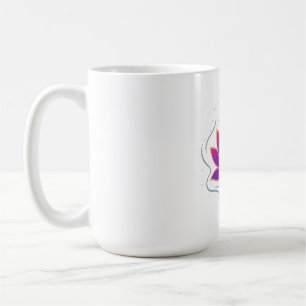 Café Taza de Yoga Flor de Loto Pura   Té de Meditación 
