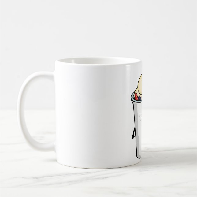 Café Taza de Yogur Kawaii (Izquierda)