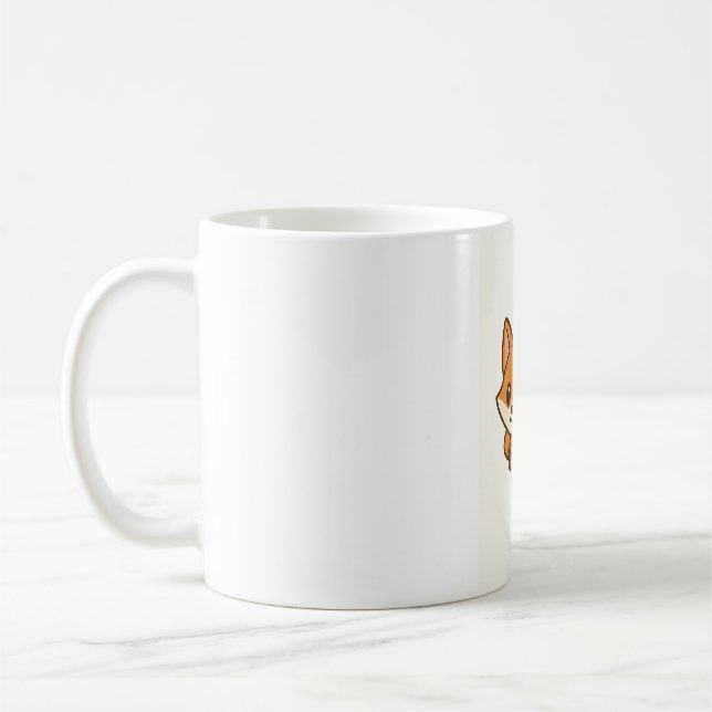 Café Taza de zorro guiñando (Izquierda)