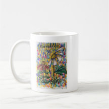 Taza decorativa Jardín de Color
