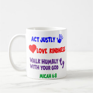 Café Taza del 6:8 de Micah