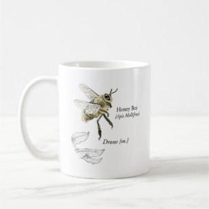 Café Taza del abejón de la abeja de la miel de MABA
