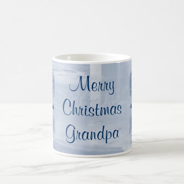 Café Taza del abuelo de las Felices Navidad por Janz (Centro)