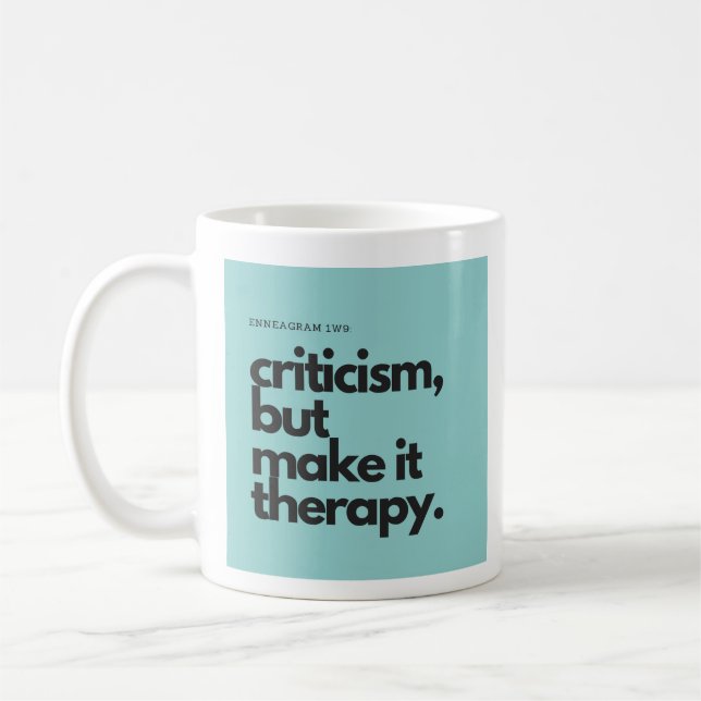 Café Taza del ala de Millenneagram 1w9 del *NEW* (Izquierda)