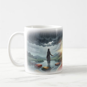 Café Taza del Amanecer Después de la Lluvia