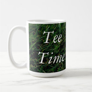 Café Taza del amante del golf del tiempo de la camiseta