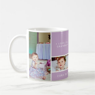 Café Taza del amor de la abuela de Colorblock