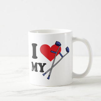 Café Taza del amor de la muleta