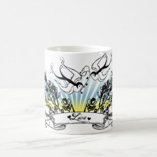 Café Taza del amor de los tragos