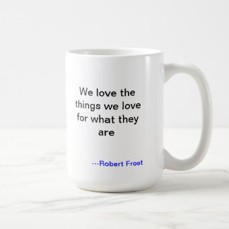 Café Taza del amor de Robert Frost