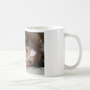 Café Taza del amor de Sheltie
