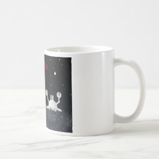 Café Taza del amor del cáncer y de Leo