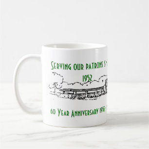 Café Taza del aniversario de 60 años