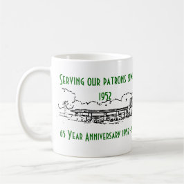 Café Taza del aniversario de 65 años