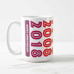 Café Taza del aniversario de K&D