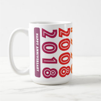 Café Taza del aniversario de K&D
