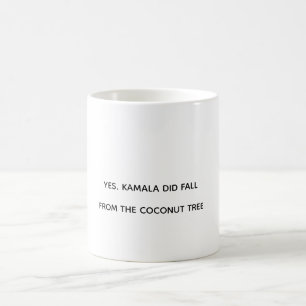 Café Taza del árbol de coco Kamala