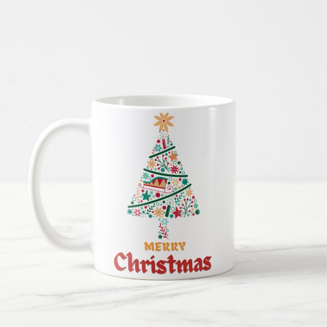 Café Taza del árbol de Navidad (Izquierda)