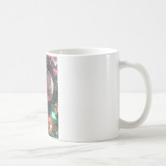 Café Taza del árbol de navidad del muñeco de nieve