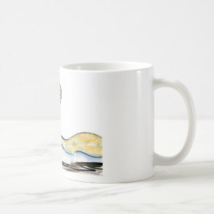 Café Taza del arte de la yoga - actitud de la cobra