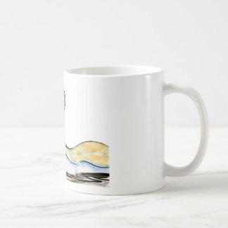 Café Taza del arte de la yoga - actitud de la cobra