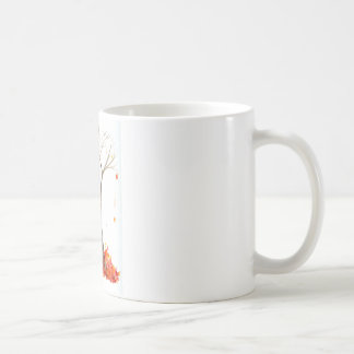 Café Taza del arte de la yoga - actitud del árbol