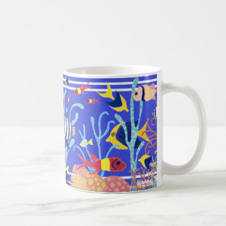Café Taza del arte: Pescados de Cornualles. Acuario