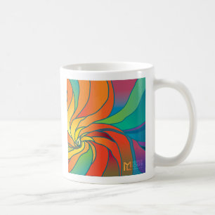 Café Taza del arte y del logotipo de la cáliz de MLTS