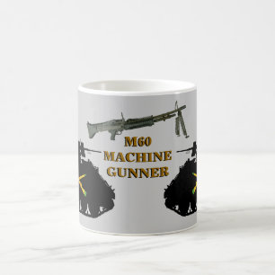 Café Taza del artillero de máquina de la pista M60 de
