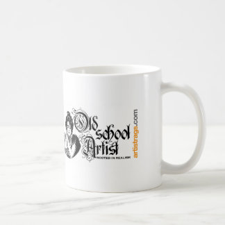 Café Taza del artista de la escuela vieja