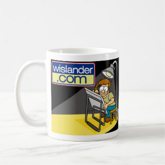 Café taza del artista gráfico de Wislander.com