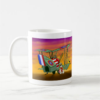 Café Taza del as de vuelo de la Primera Guerra Mundial