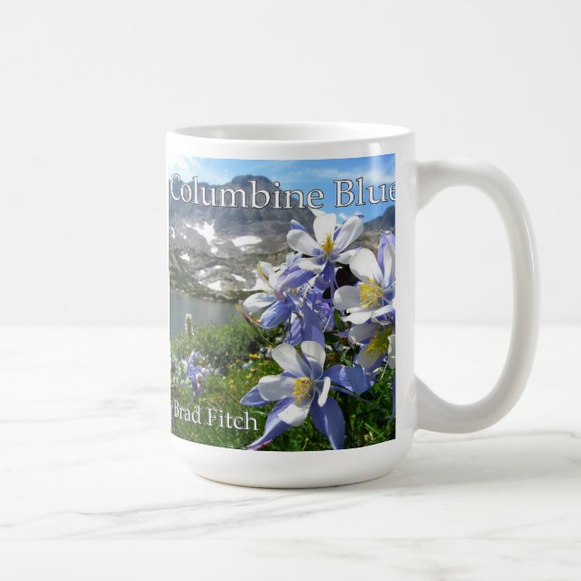 Café Taza del azul de Columbine (Derecha)