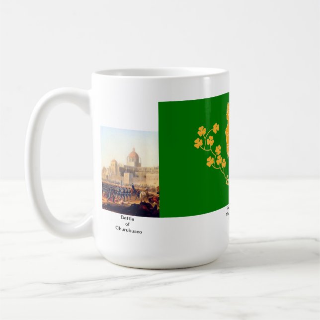 Café Taza del batallón de San Patricio (Izquierda)