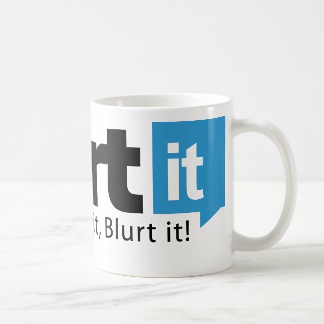 Café Taza del blanco de Blurtit (Derecha)