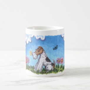 Café Taza del blanco de la primavera 11oz del Fox del