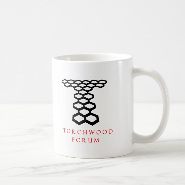 Café Taza del blanco del foro de Torchwood (Derecha)