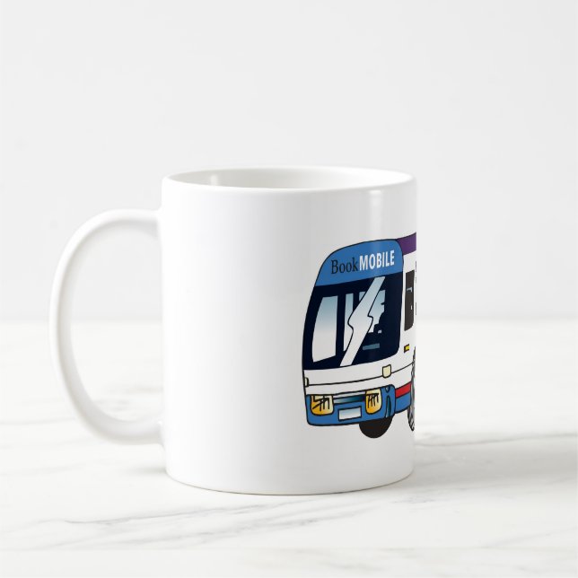 Café Taza del BookMobile de la biblioteca pública de (Izquierda)