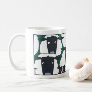 Café Taza del border collie y de las ovejas