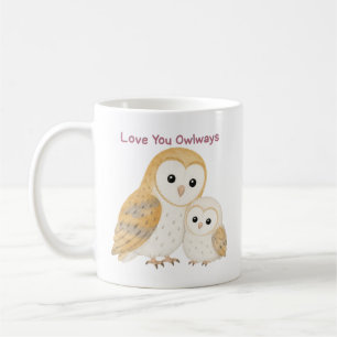 Café Taza del Búho de Granero Ama Owlways
