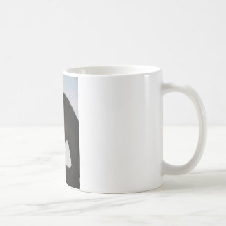 Café Taza del caballo de la puesta del sol